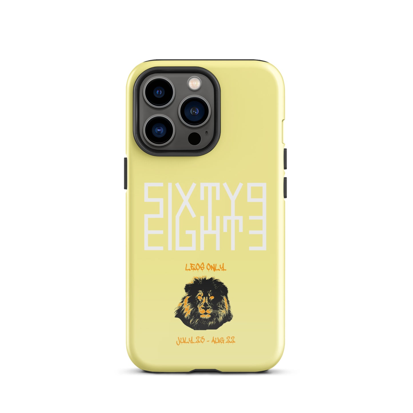 Sixty Eight 93 Logo White Leos Only Tough iPhone Case