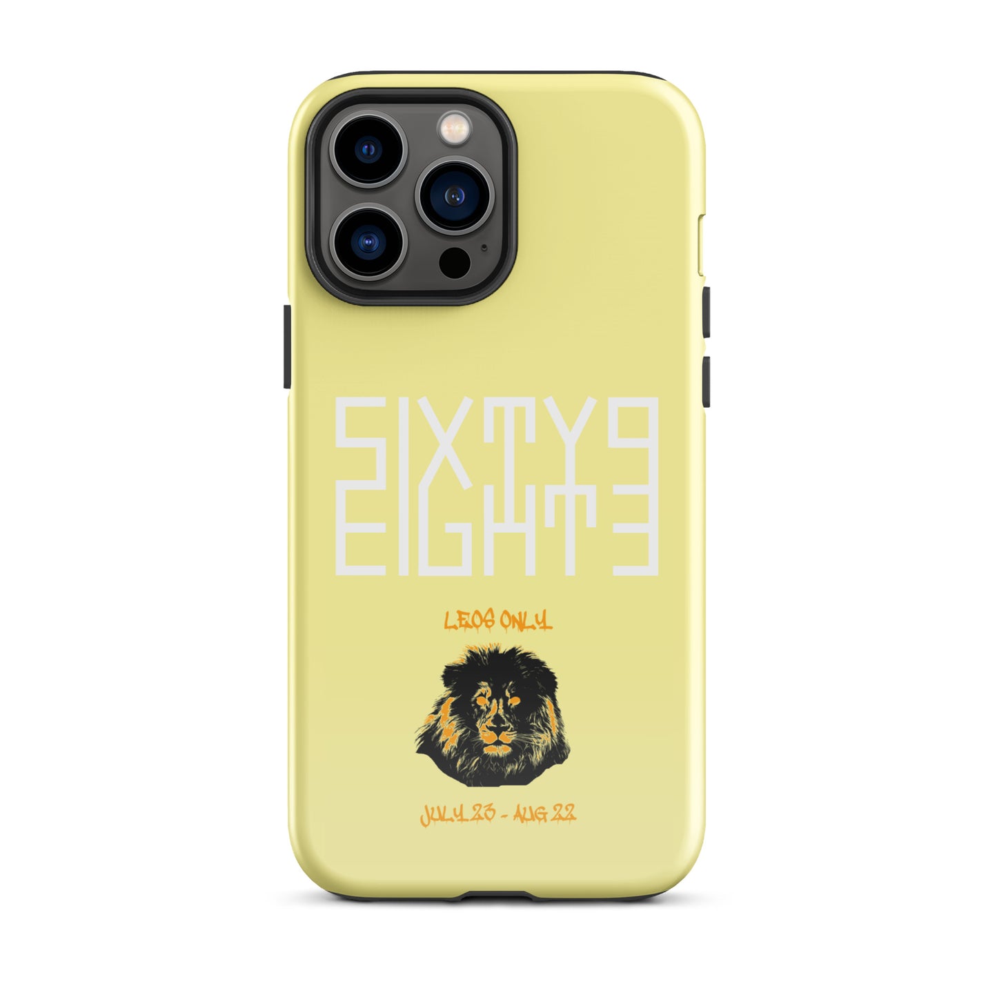 Sixty Eight 93 Logo White Leos Only Tough iPhone Case