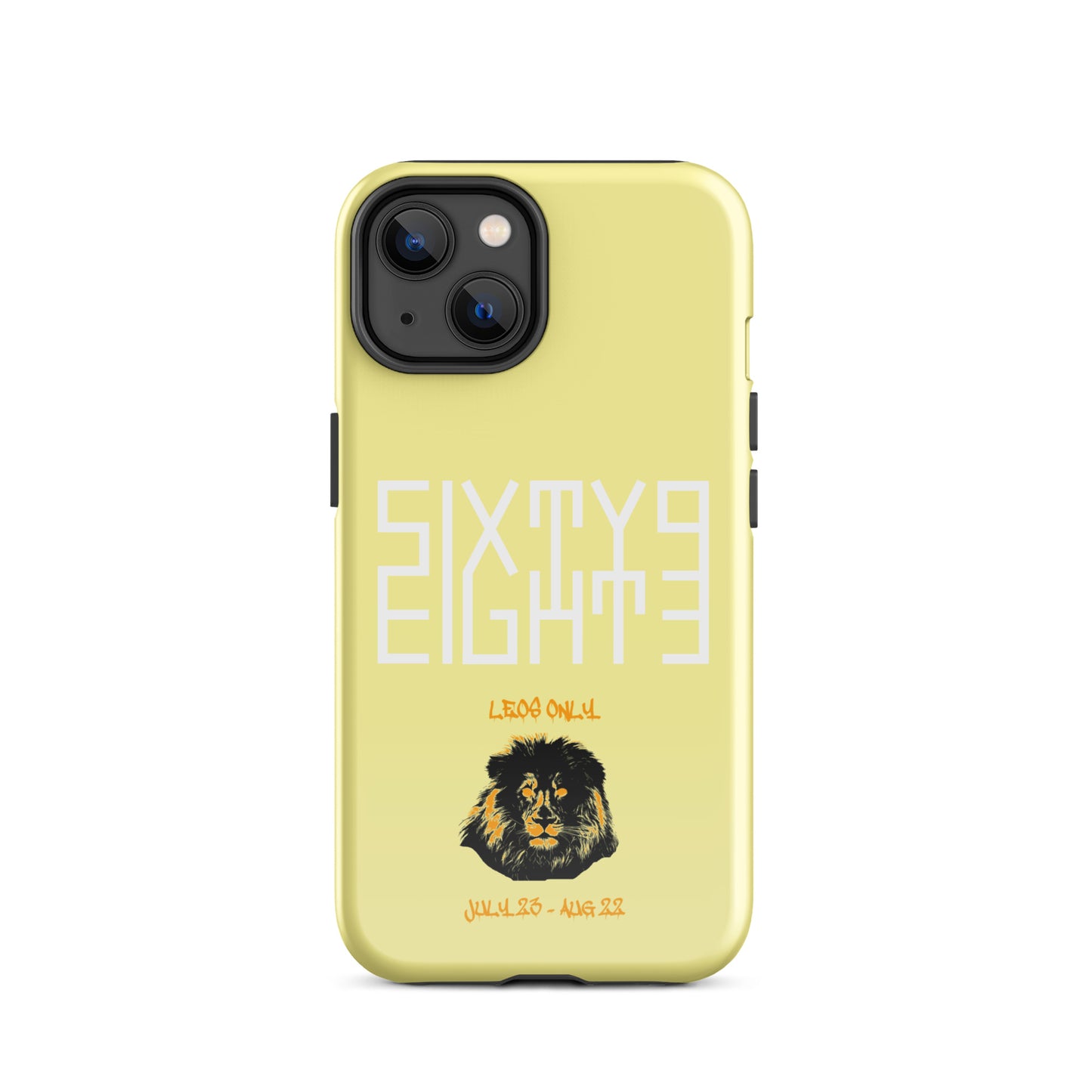 Sixty Eight 93 Logo White Leos Only Tough iPhone Case