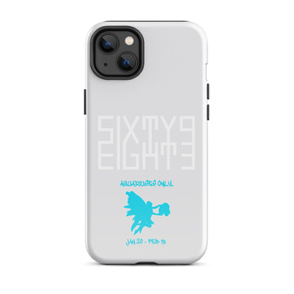 Sixty Eight 93 Logo White Aquariuses Only Tough iPhone Case