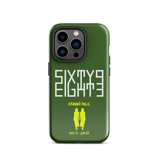 Sixty Eight 93 Logo White Geminis Only 3.0 Tough iPhone Case