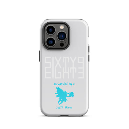 Sixty Eight 93 Logo White Aquariuses Only Tough iPhone Case