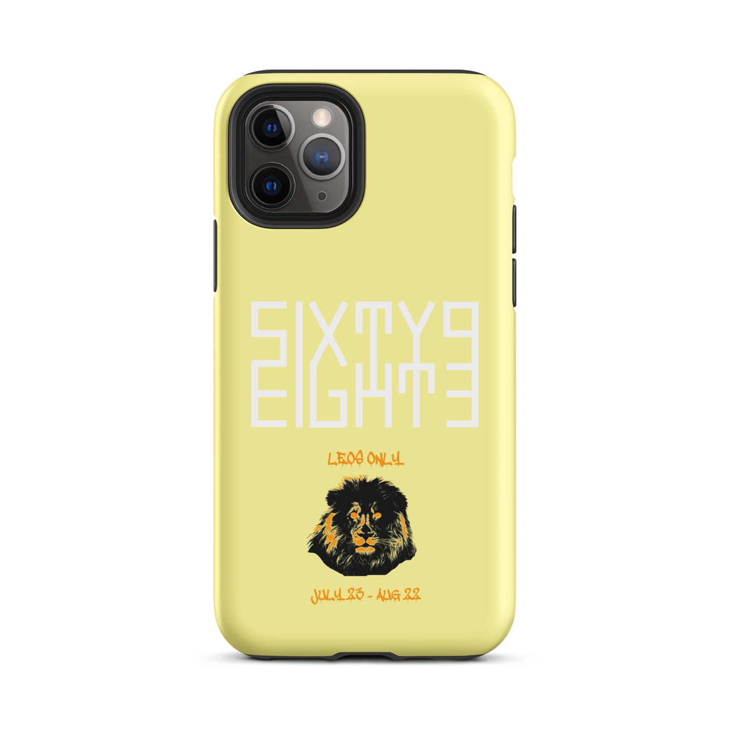 Sixty Eight 93 Logo White Leos Only Tough iPhone Case