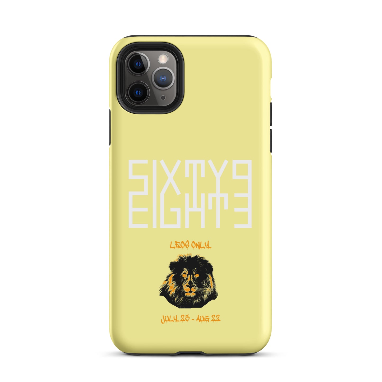 Sixty Eight 93 Logo White Leos Only Tough iPhone Case