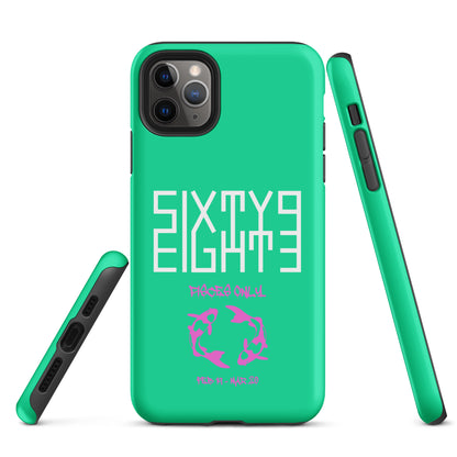 Sixty Eight 93 Logo White Pisces Only 2.0 Tough iPhone Case