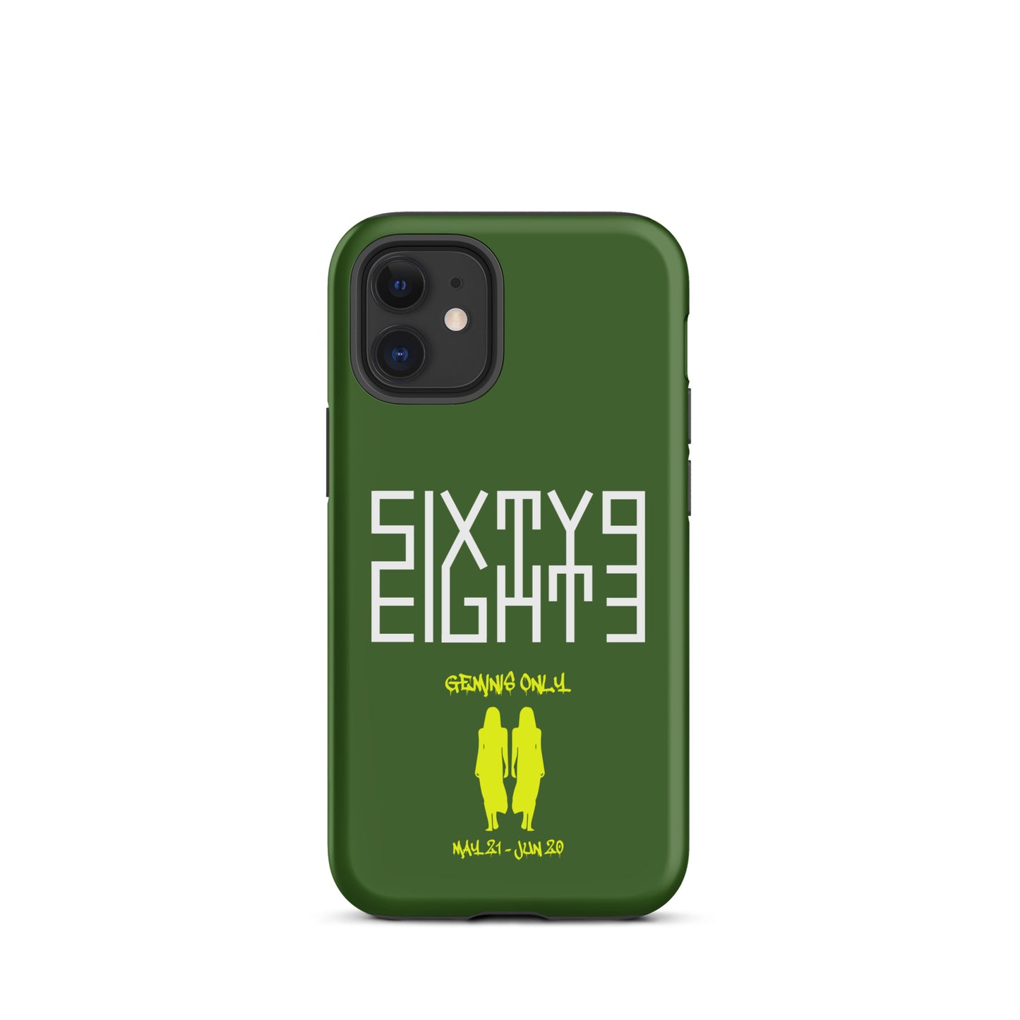 Sixty Eight 93 Logo White Geminis Only 3.0 Tough iPhone Case