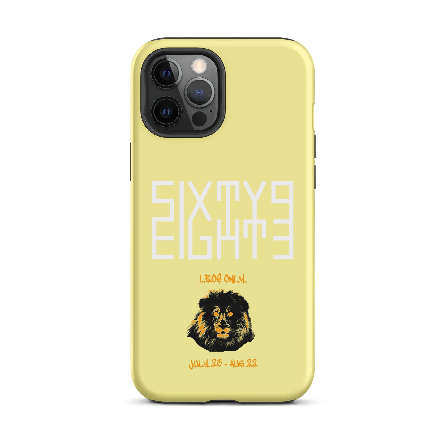 Sixty Eight 93 Logo White Leos Only Tough iPhone Case