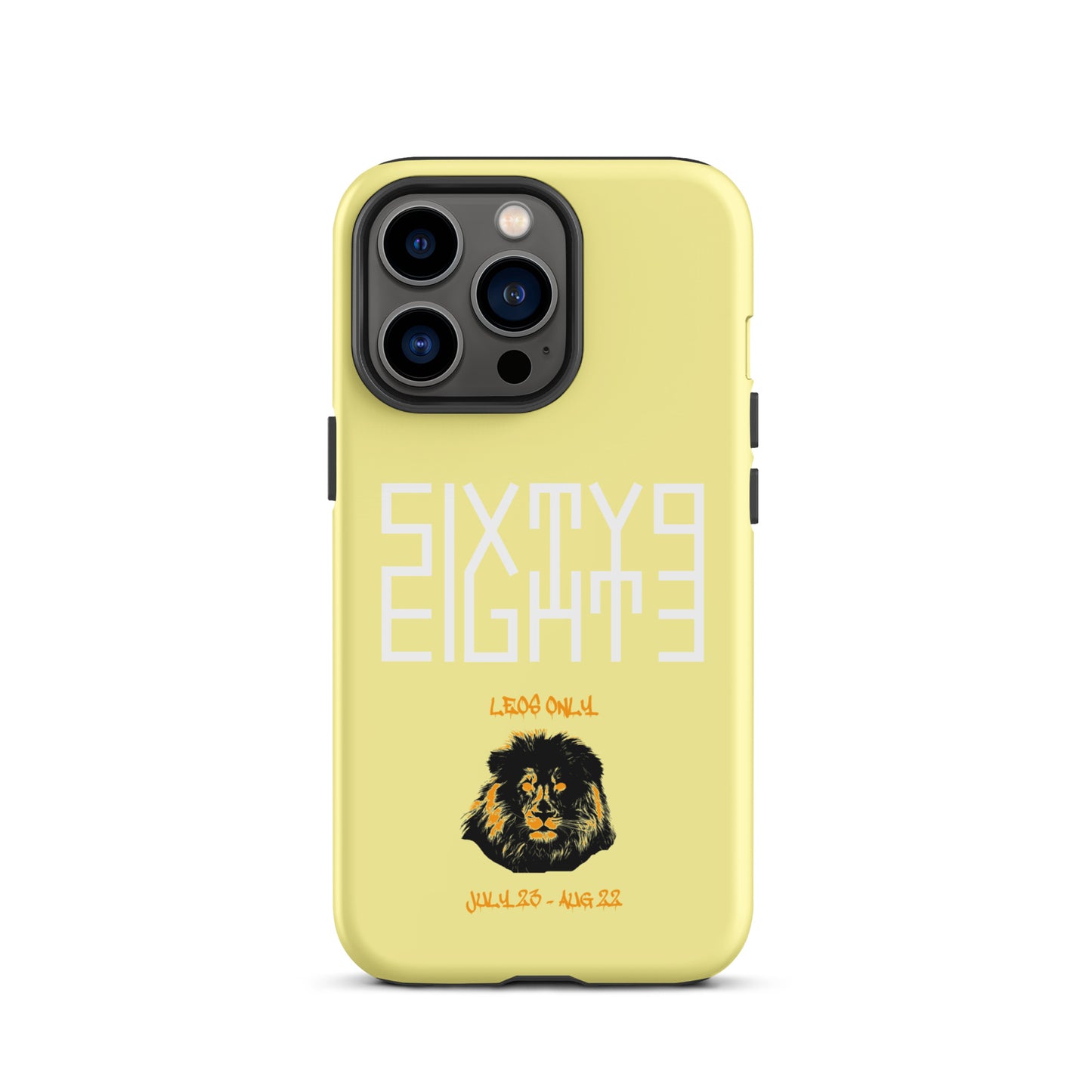 Sixty Eight 93 Logo White Leos Only Tough iPhone Case