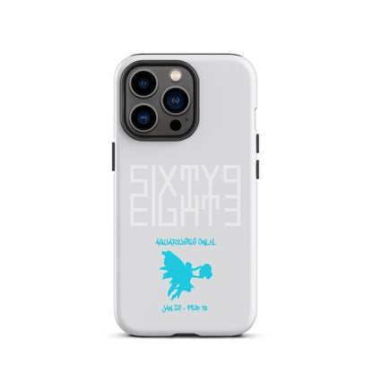 Sixty Eight 93 Logo White Aquariuses Only Tough iPhone Case