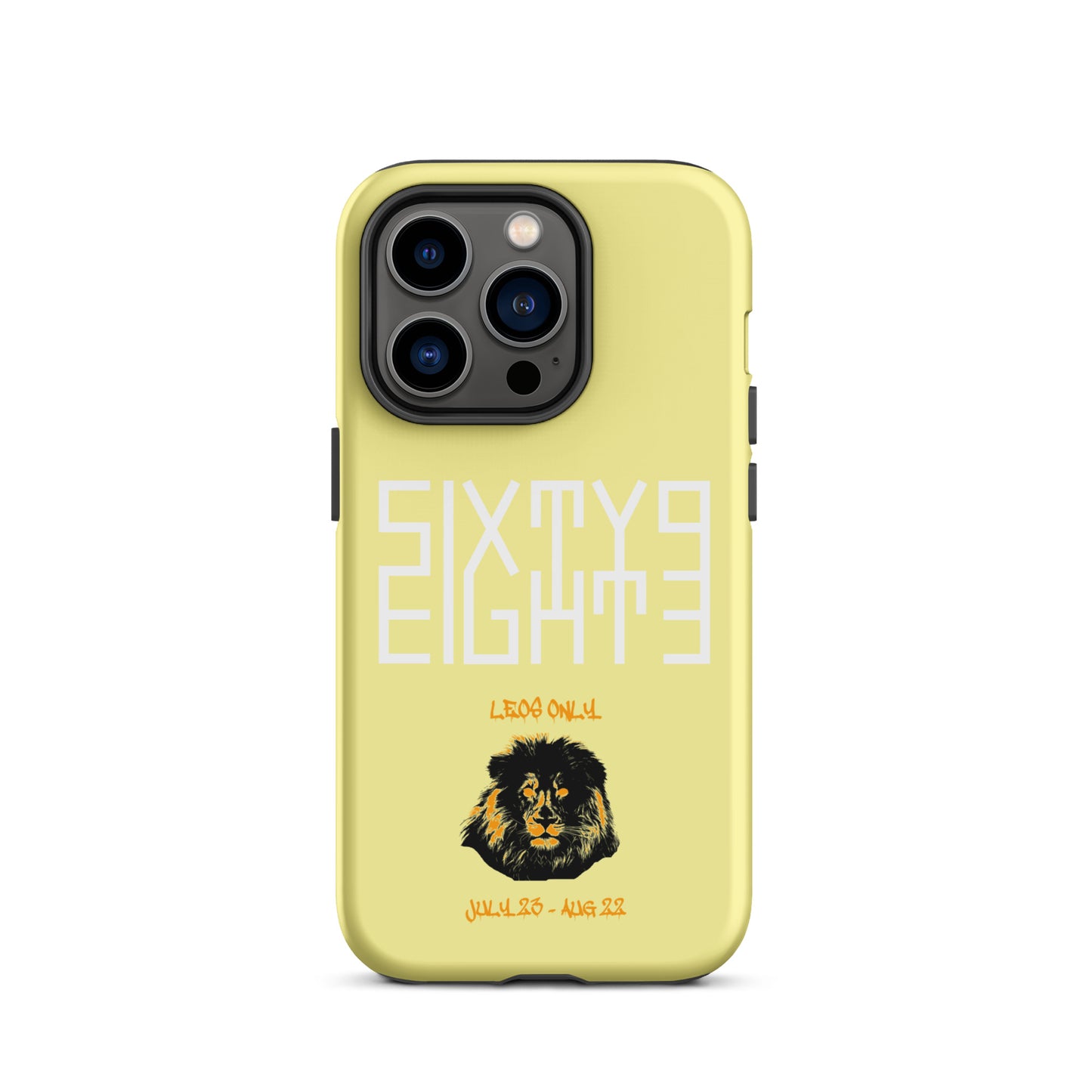 Sixty Eight 93 Logo White Leos Only Tough iPhone Case