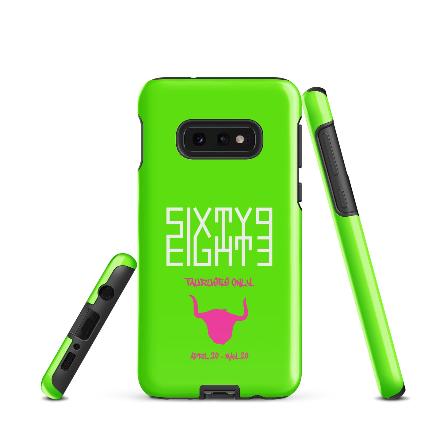 Sixty Eight 93 Logo White Tauruses Only Tough Samsung Case