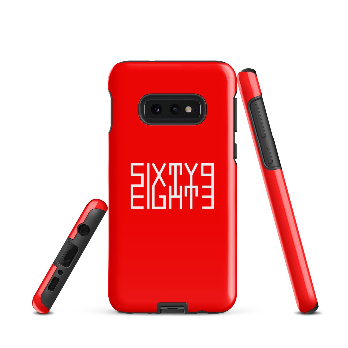 Sixty Eight 93 Logo White Red Tough Samsung Case
