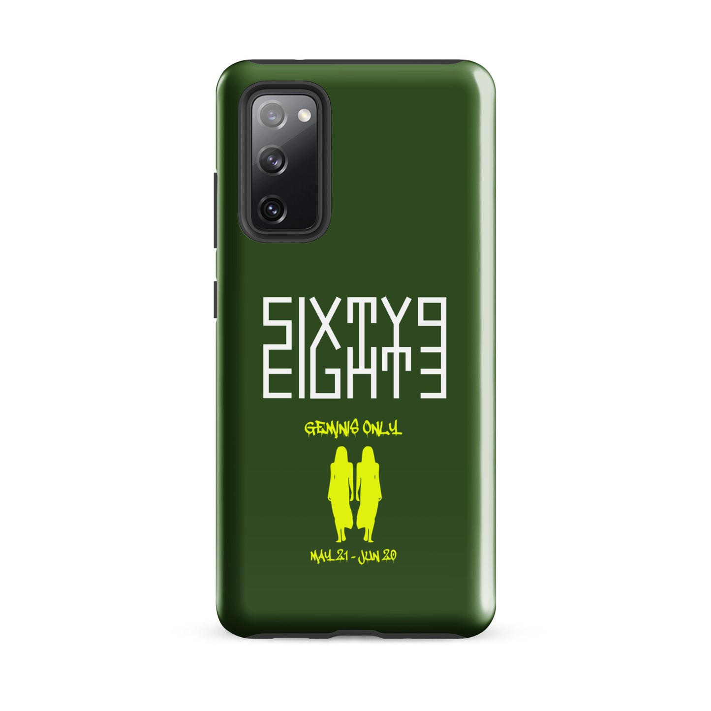 Sixty Eight 93 Logo White Geminis Only 3.0 Tough Samsung Case