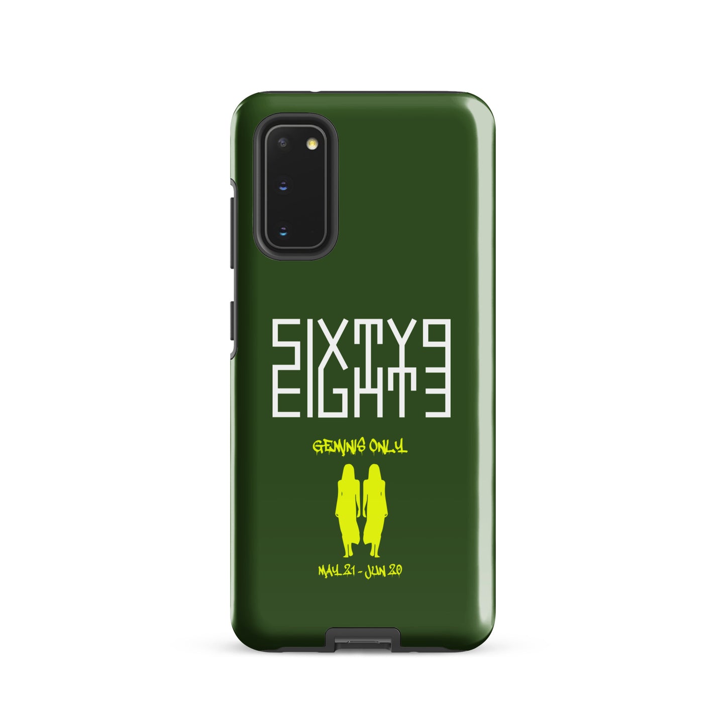 Sixty Eight 93 Logo White Geminis Only 3.0 Tough Samsung Case