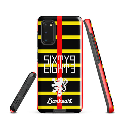 Sixty Eight 93 Logo White BYR Lionheart Tough Samsung Case