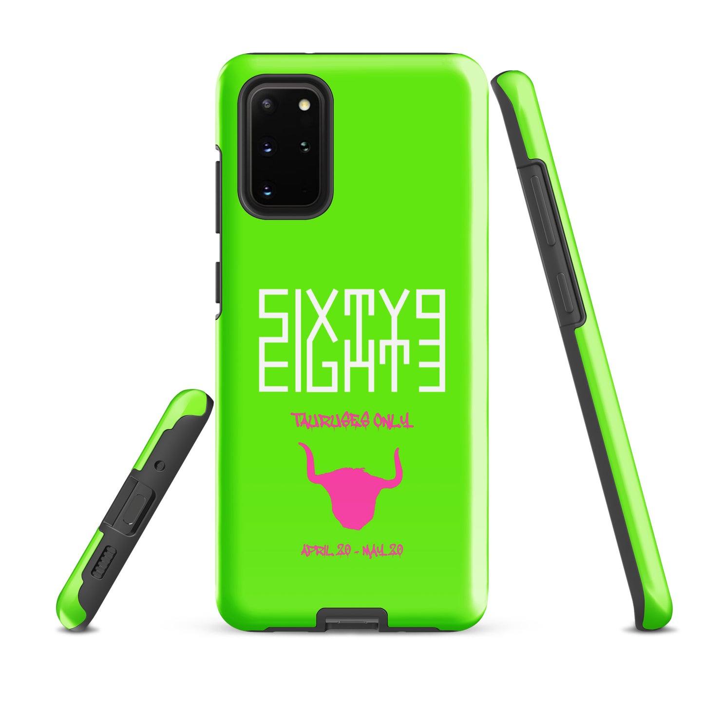 Sixty Eight 93 Logo White Tauruses Only Tough Samsung Case