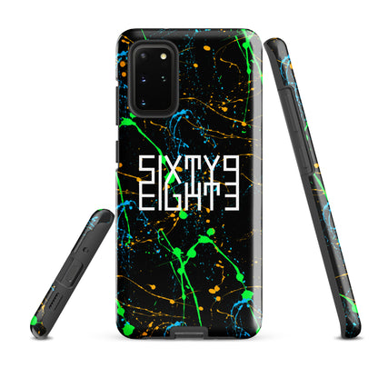 Sixty Eight 93 Logo White Splatter #4 Tough Samsung Case