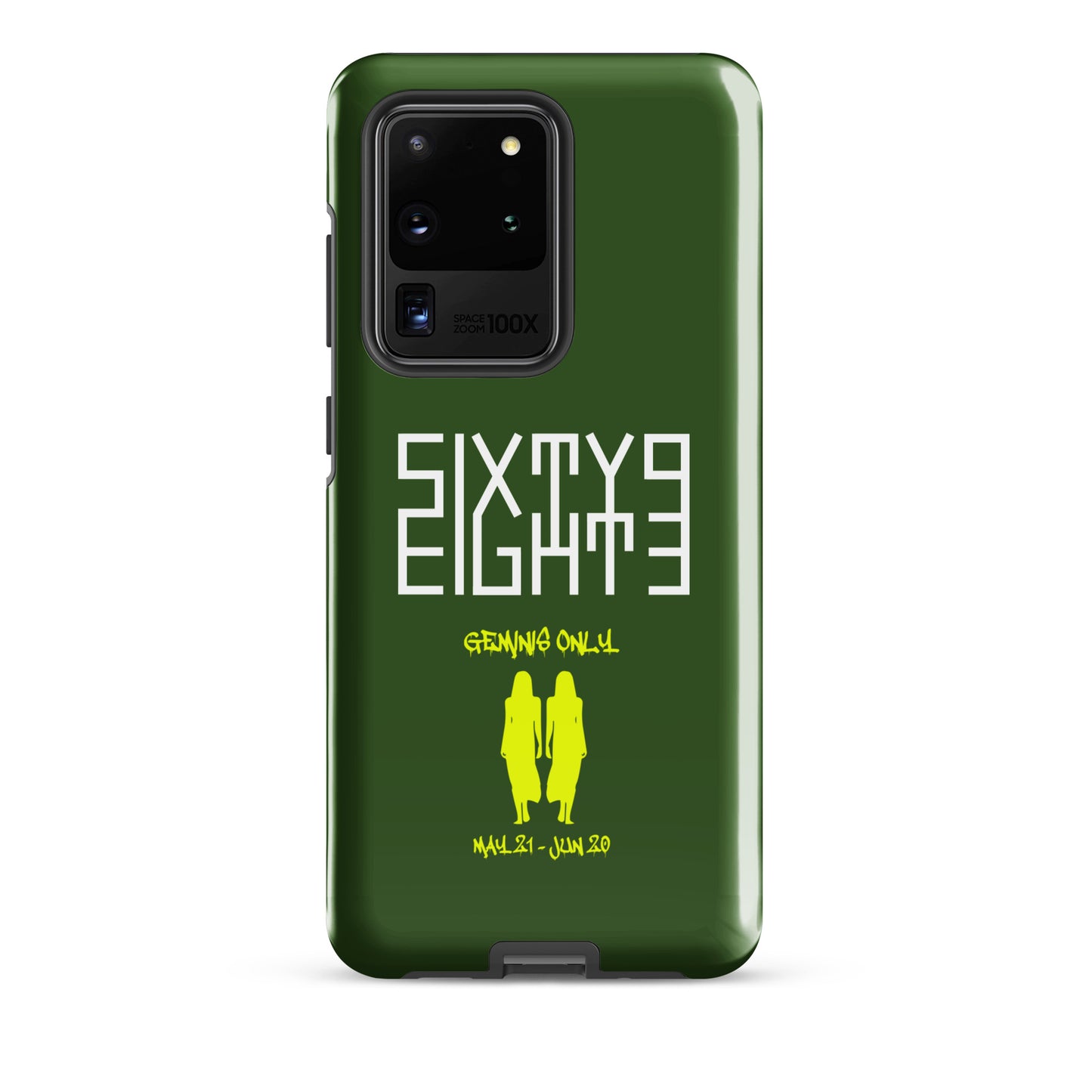 Sixty Eight 93 Logo White Geminis Only 3.0 Tough Samsung Case