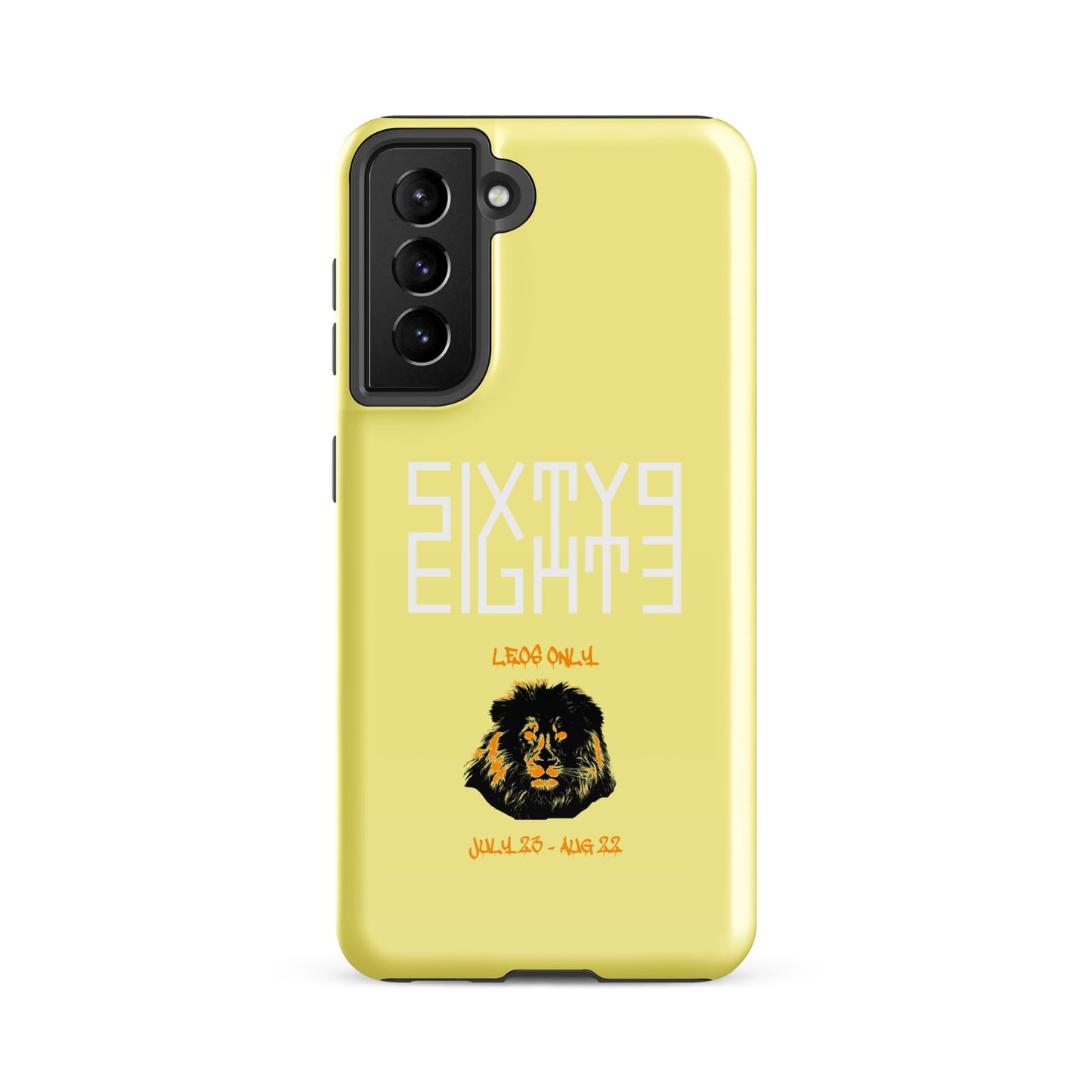 Sixty Eight 93 Logo White Leos Only Tough Samsung Case