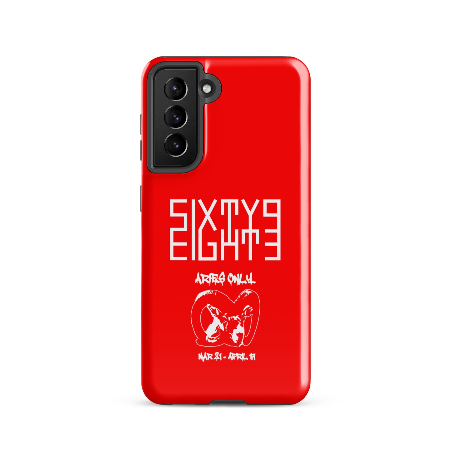 Sixty Eight 93 Logo White Aries Only Tough Samsung Case