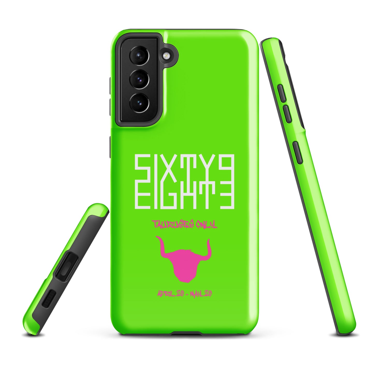 Sixty Eight 93 Logo White Tauruses Only Tough Samsung Case