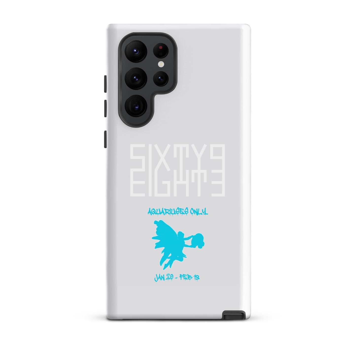 Sixty Eight 93 Logo White Aquariuses Only Tough Samsung Case