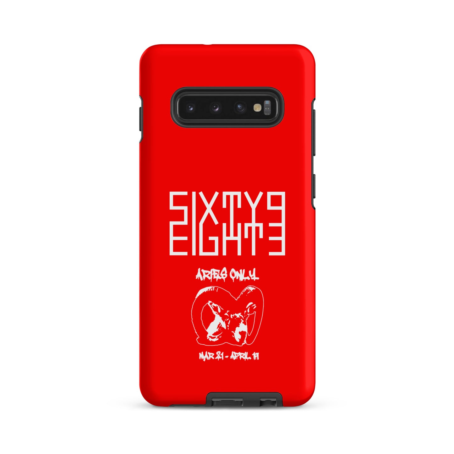 Sixty Eight 93 Logo White Aries Only Tough Samsung Case