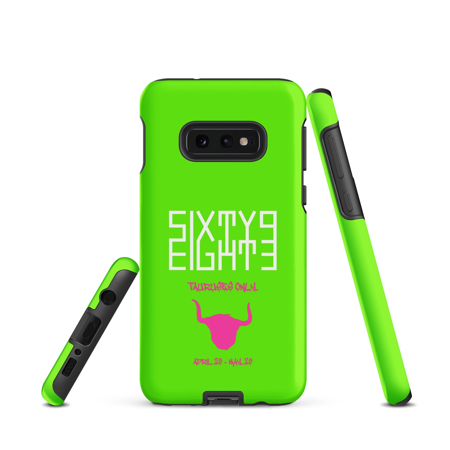 Sixty Eight 93 Logo White Tauruses Only Tough Samsung Case