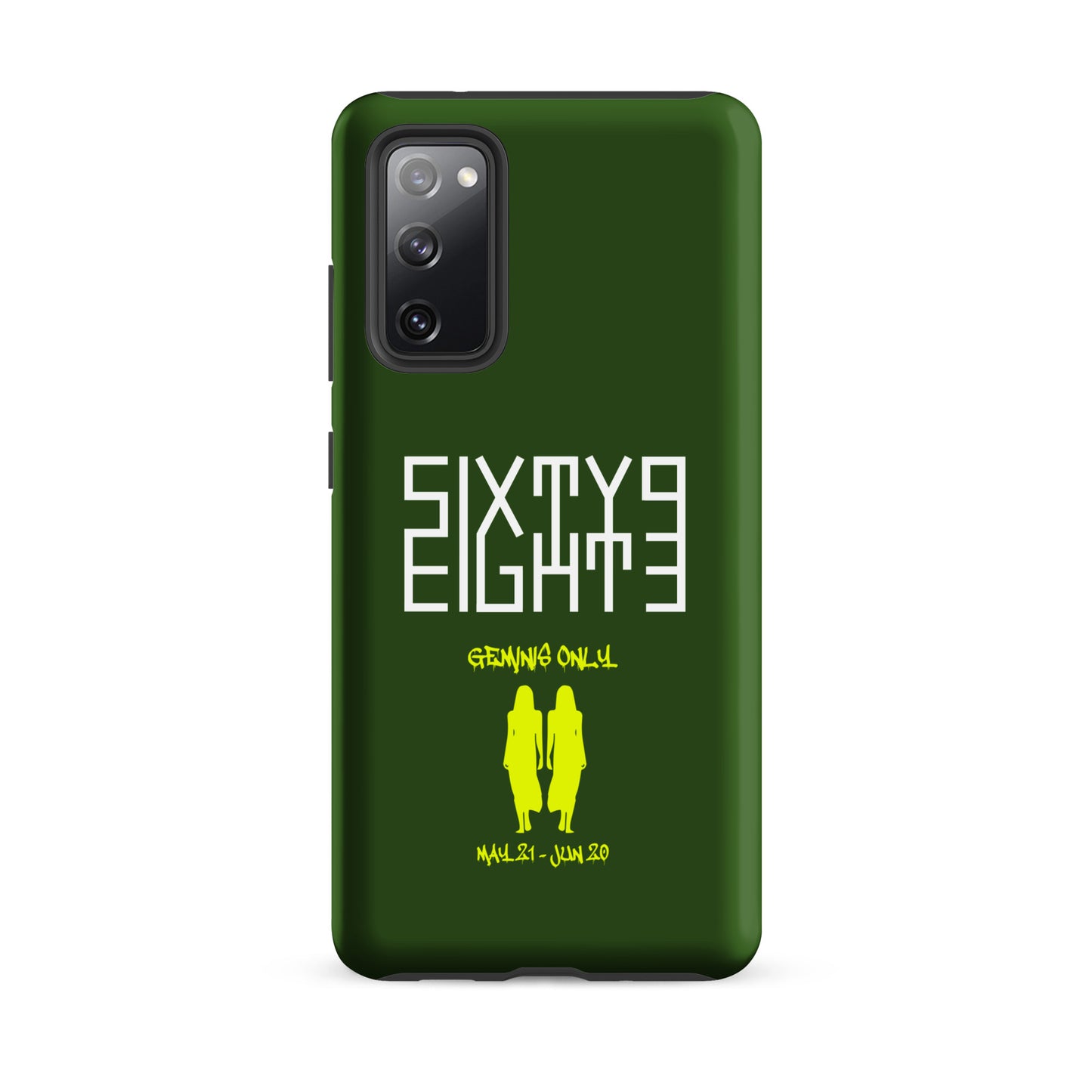 Sixty Eight 93 Logo White Geminis Only 3.0 Tough Samsung Case