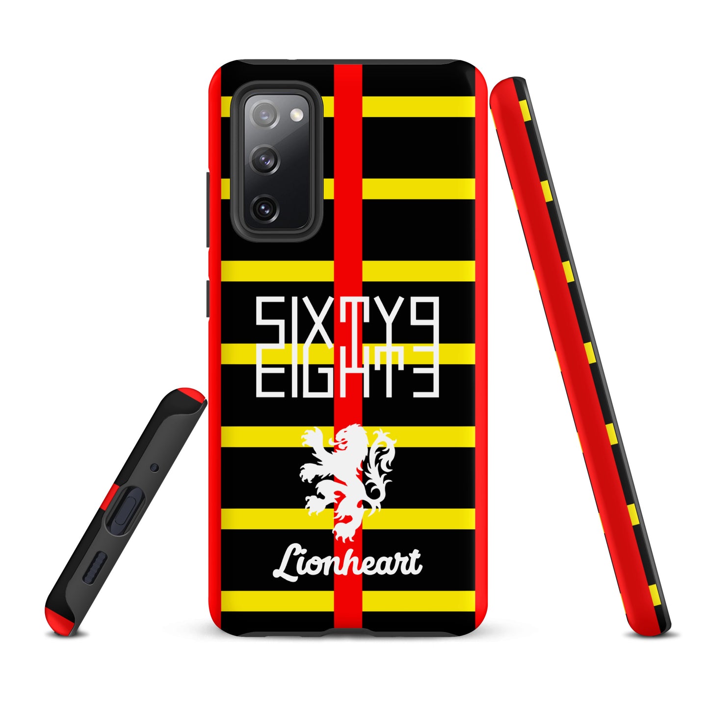 Sixty Eight 93 Logo White BYR Lionheart Tough Samsung Case