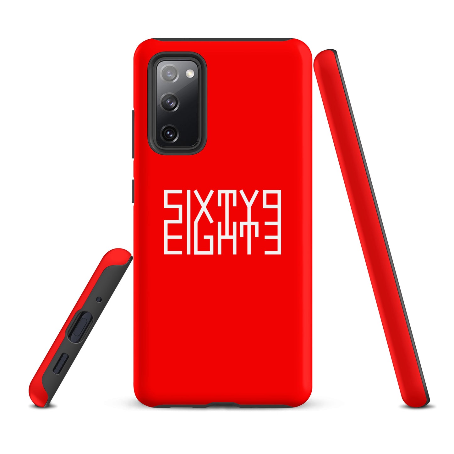 Sixty Eight 93 Logo White Red Tough Samsung Case