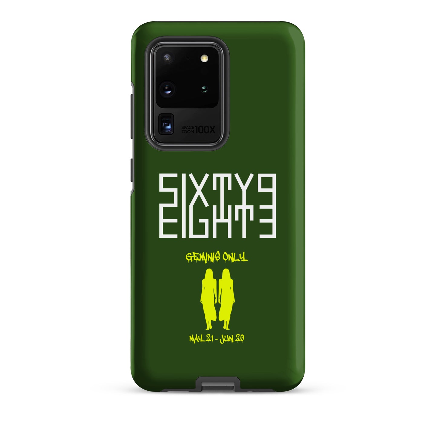 Sixty Eight 93 Logo White Geminis Only 3.0 Tough Samsung Case