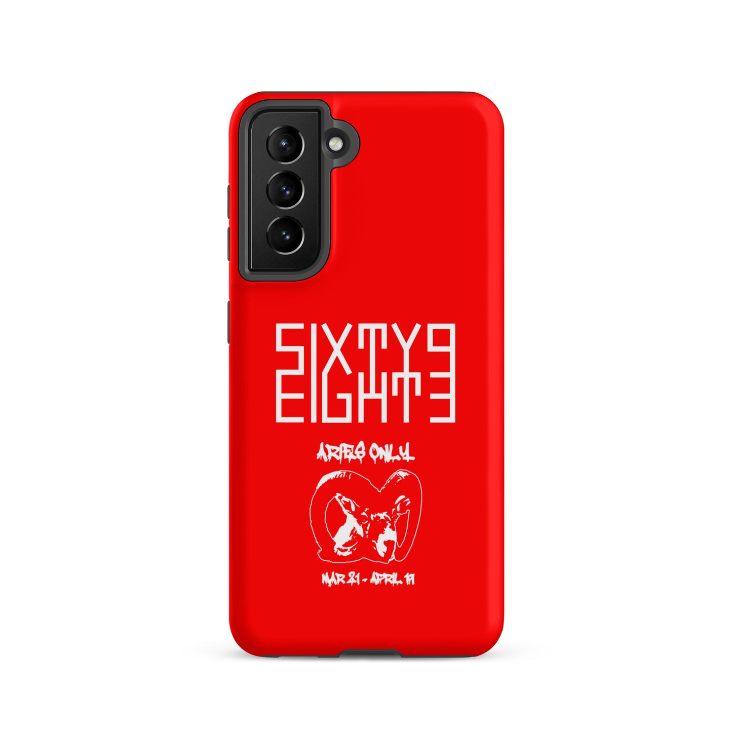 Sixty Eight 93 Logo White Aries Only Tough Samsung Case