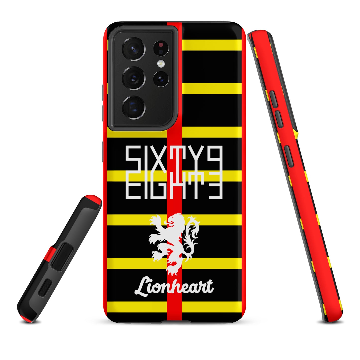 Sixty Eight 93 Logo White BYR Lionheart Tough Samsung Case