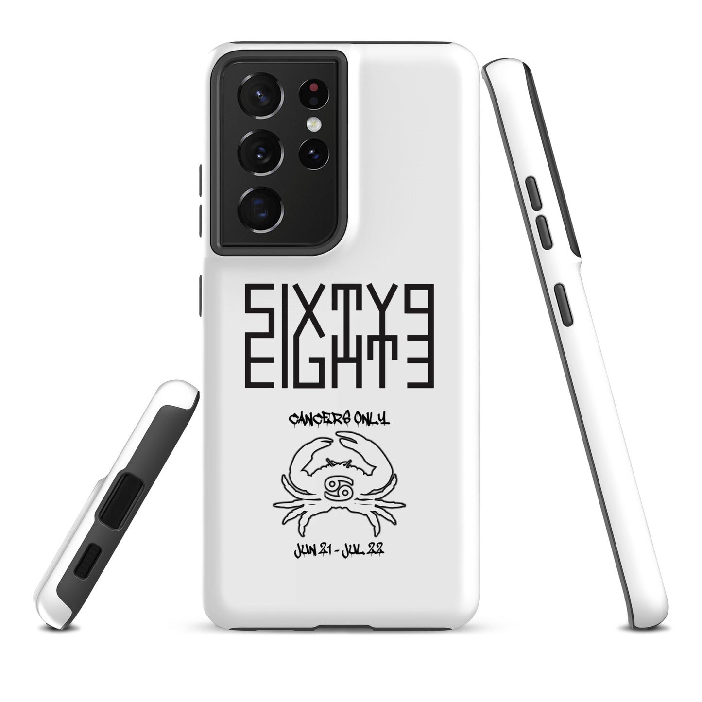 Sixty Eight 93 Logo Black Cancers Only Tough Samsung Case