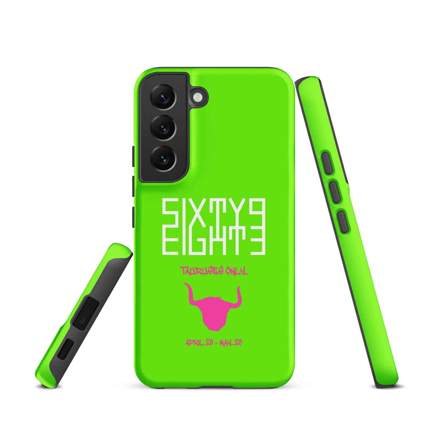 Sixty Eight 93 Logo White Tauruses Only Tough Samsung Case