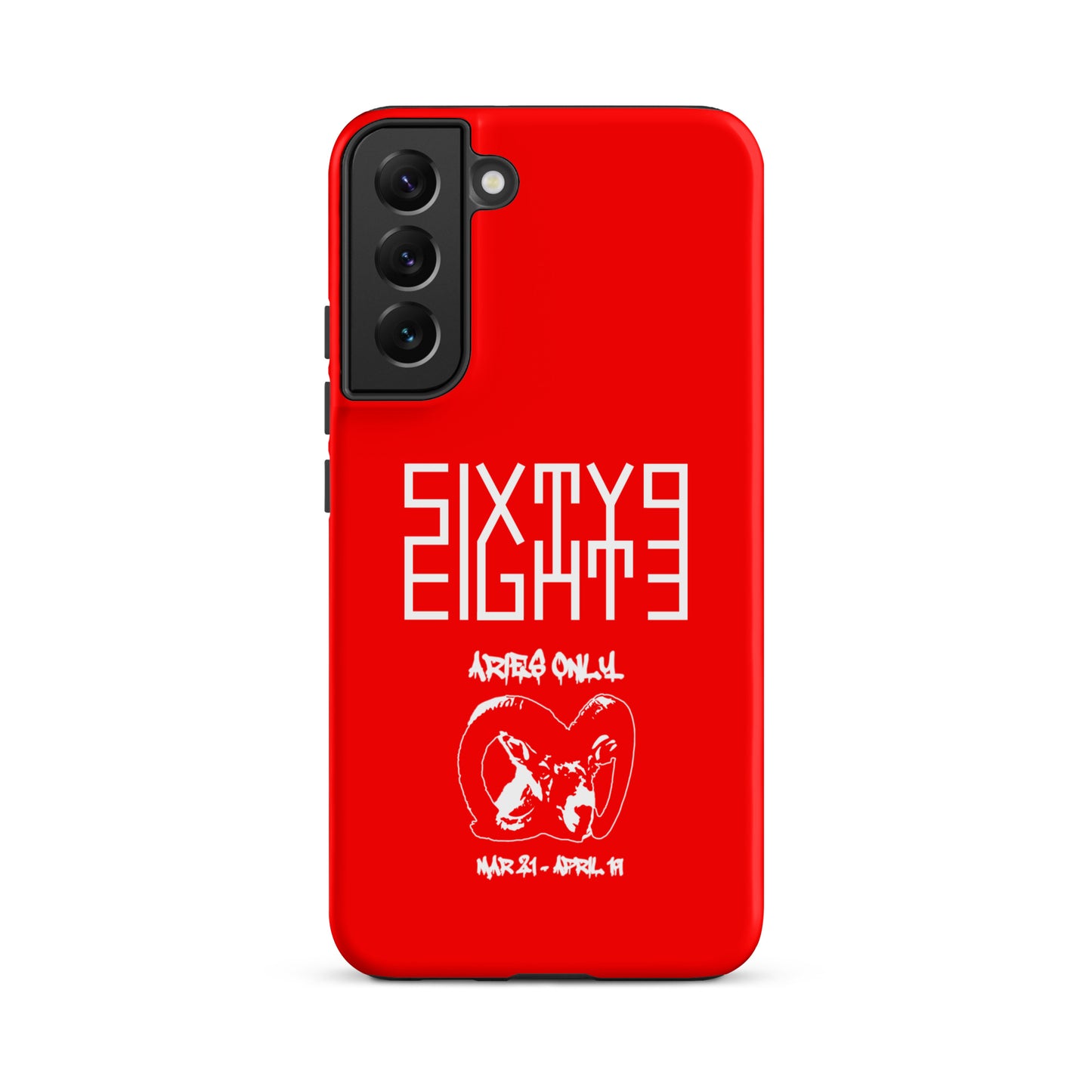 Sixty Eight 93 Logo White Aries Only Tough Samsung Case