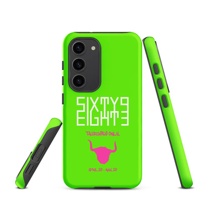 Sixty Eight 93 Logo White Tauruses Only Tough Samsung Case