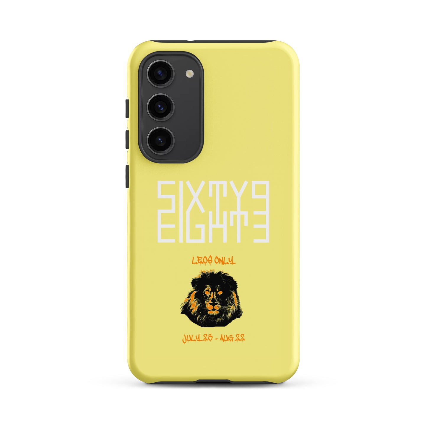 Sixty Eight 93 Logo White Leos Only Tough Samsung Case