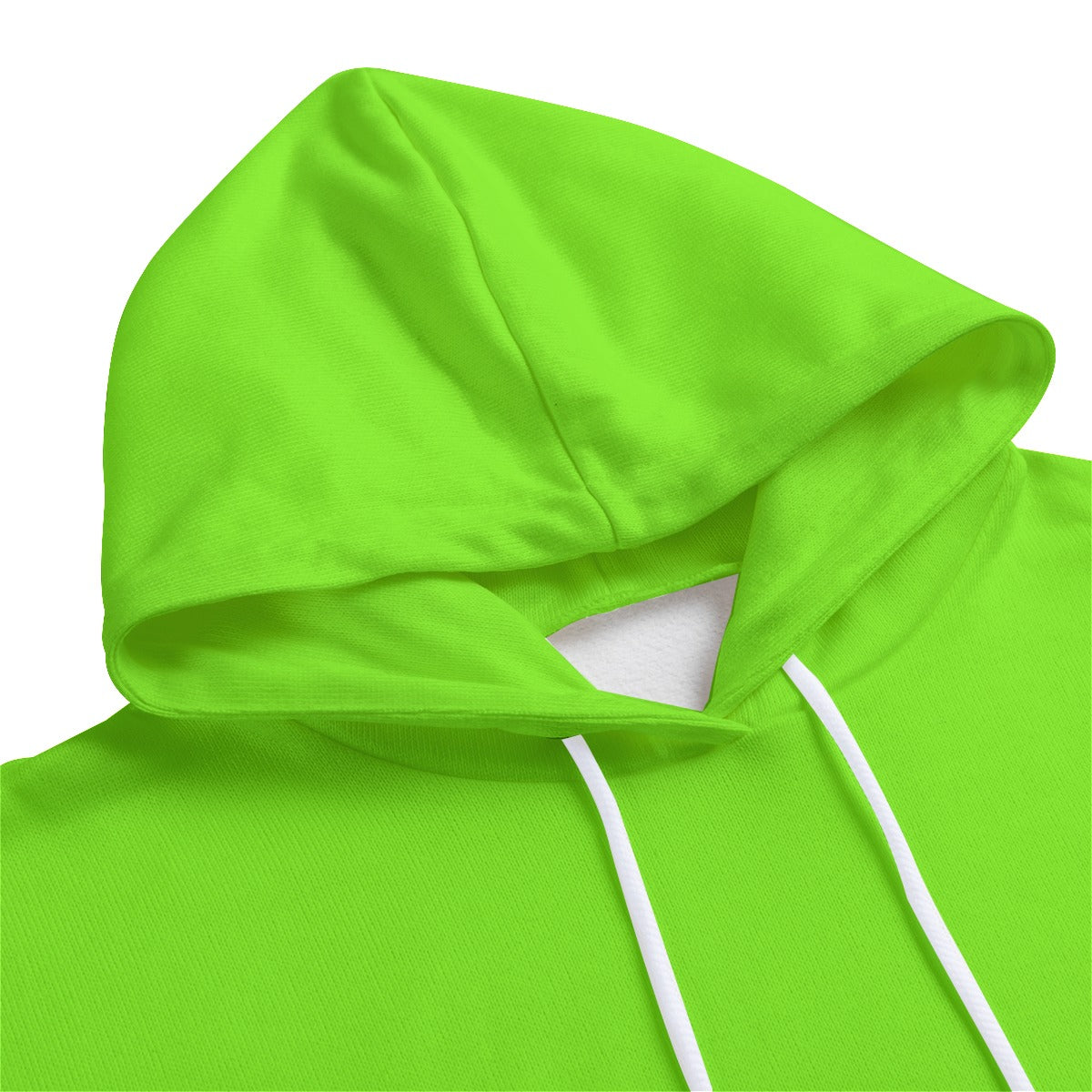 Sixty Eight 93 Logo White Lime Green Unisex Plus Fleece Pullover Hoodie