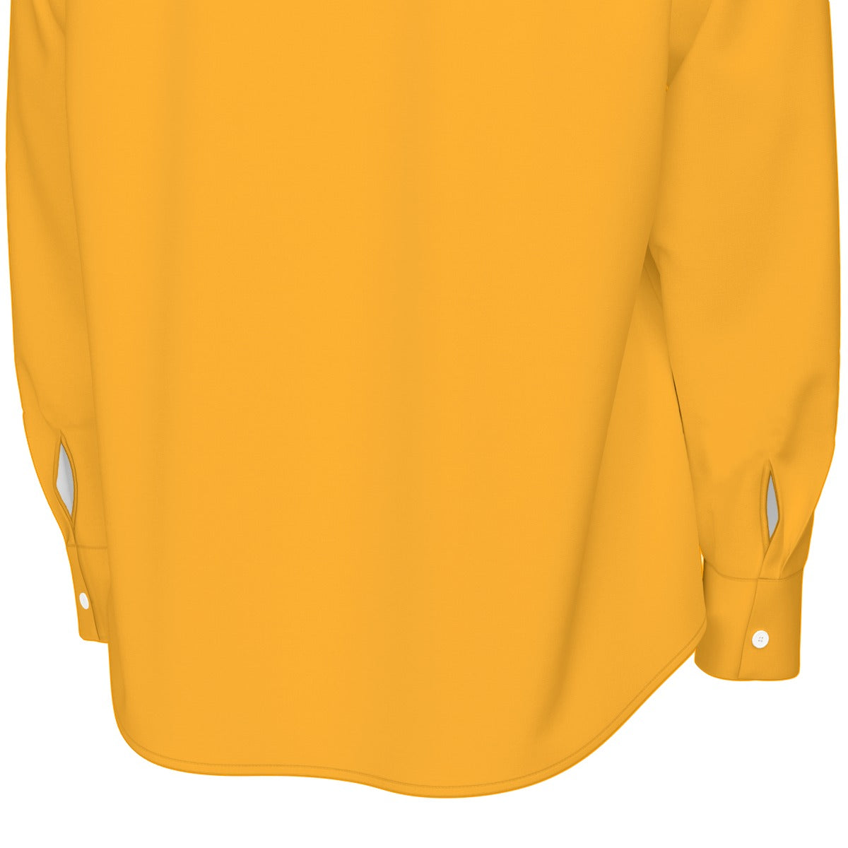 Sixty Eight 93 Logo White Orange Men's Cotton Long Sleeve Shirt