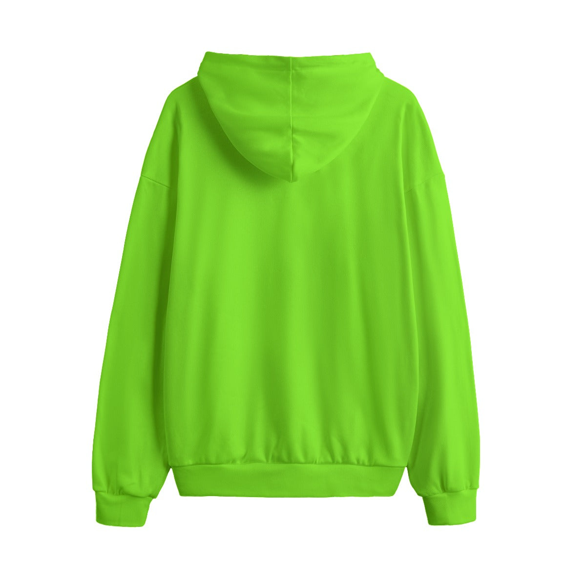Sixty Eight 93 Logo White Lime Green Unisex Plus Fleece Pullover Hoodie