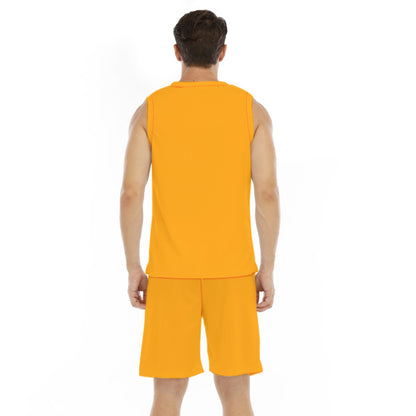 Sixty Eight 93 Logo White Orange Men's Basketball Set
