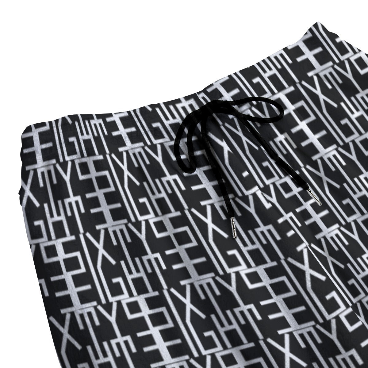Sixty Eight 93 Logo White Black Unisex Thicken Pajama Set #1