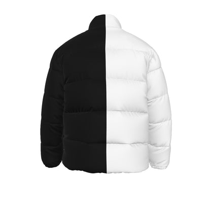 Sixty Eight 93 Logo White Cookies & Creme Unisex Puffer Jacket