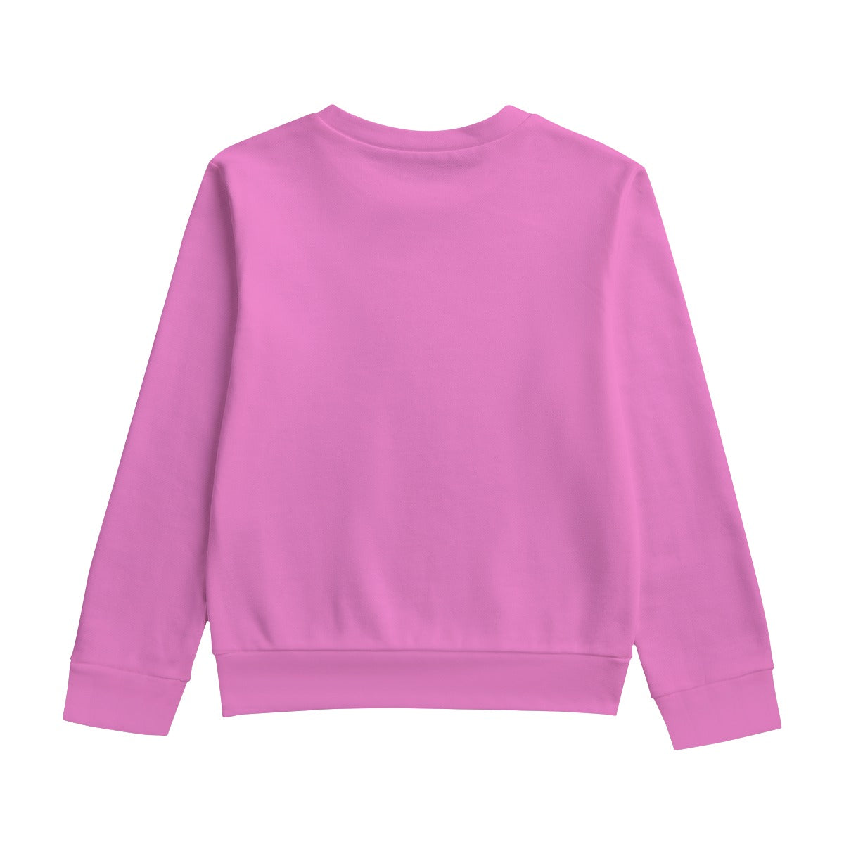 Sixty Eight 93 Logo White Pink Kid's Round Neck Sweatshirt