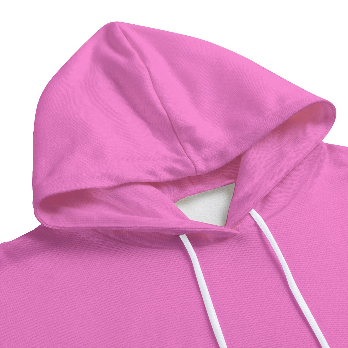 Sixty Eight 93 Logo White Pink Unisex Plus Fleece Pullover Hoodie