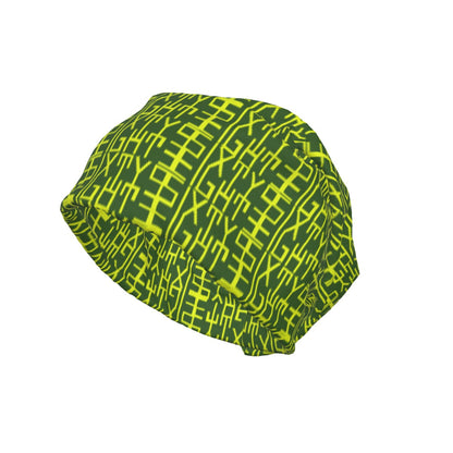Sixty Eight 93 Infinity Gemini Yellow & Green Unisex Beanie Hat