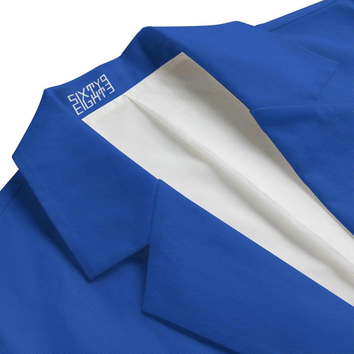 Sixty Eight 93 Logo White Men's Casual Flat Lapel Collar Blazer #28