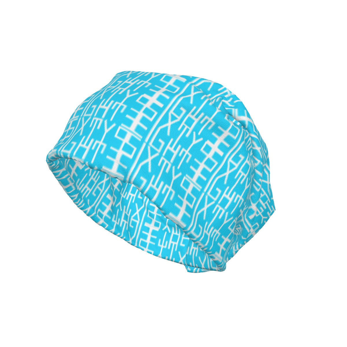 Sixty Eight 93 Infinity Logo Aqua Blue Unisex Beanie Hat